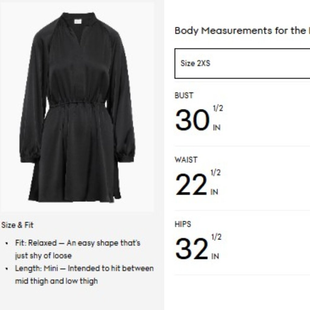 BABATON - Lexington Black Satin Dress - 2XS - Picture 8 of 17